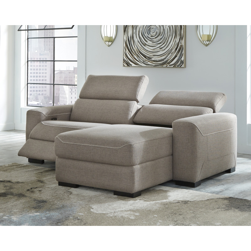 Mabton 2Piece Power Reclining Sectional with Chaise NIS232311250 by