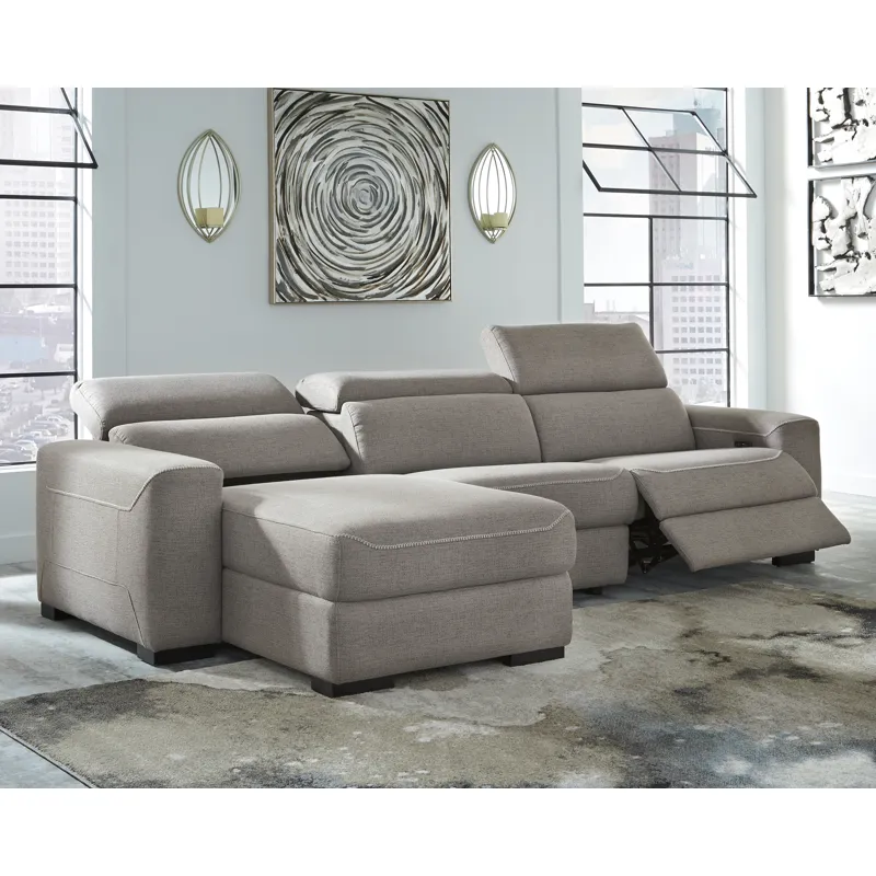 Mabton 3-Piece Power Reclining Sectional