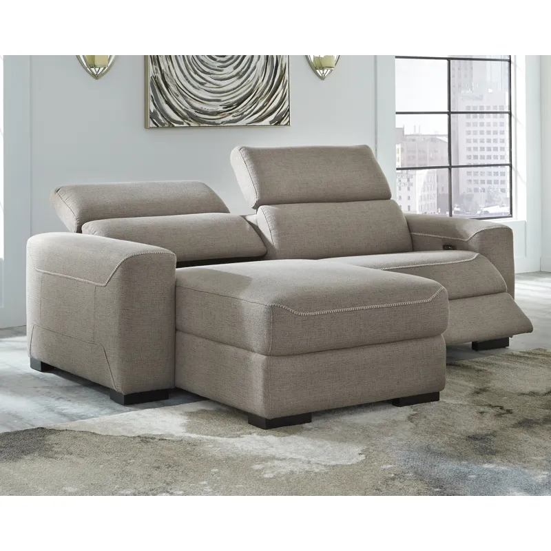 Mabton 2-Piece Power Reclining Sectional with Chaise