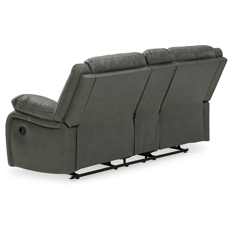 Calderwell Reclining Loveseat with Console