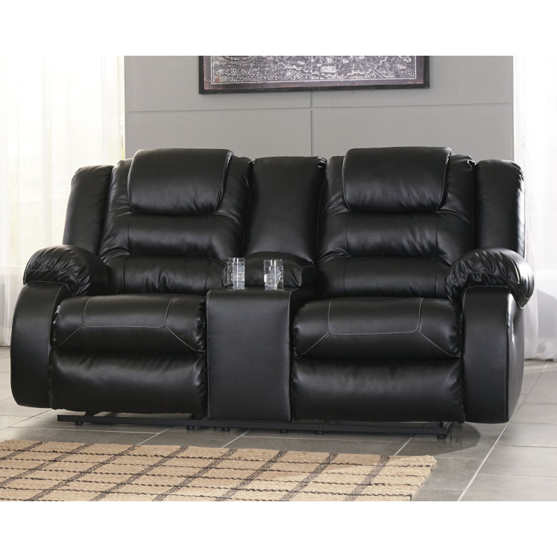 Vacherie Reclining Loveseat with Console 7930894 by Signature Design by