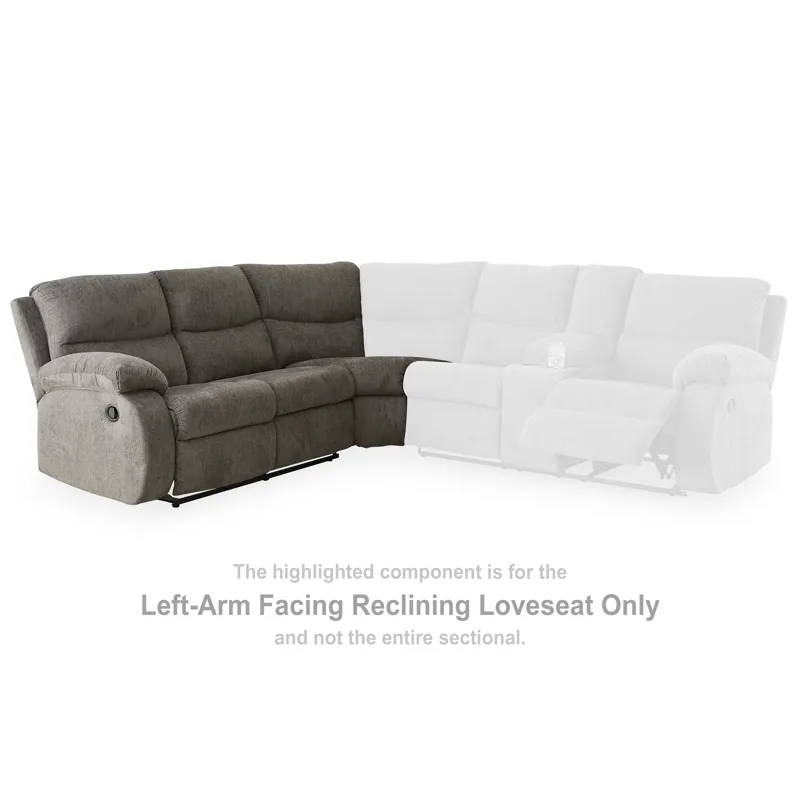 Museum Left-Arm Facing Reclining Loveseat
