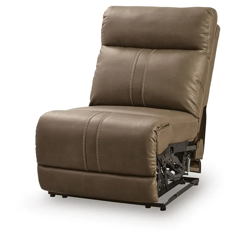 Max-Media Power Armless Recliner