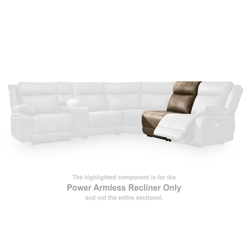 Max-Media Power Armless Recliner