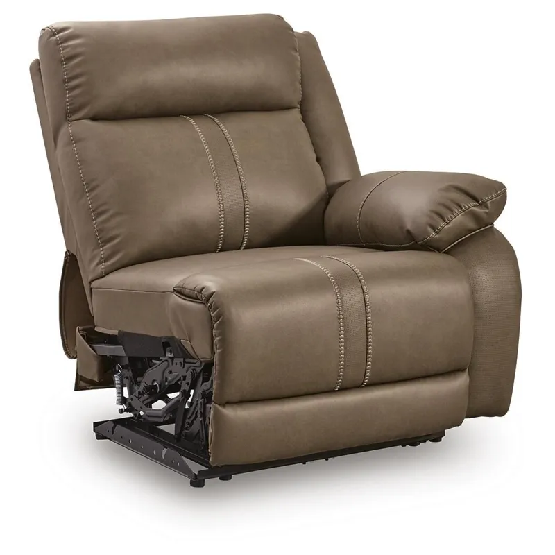 Max-Media Right-Arm Facing Power Recliner