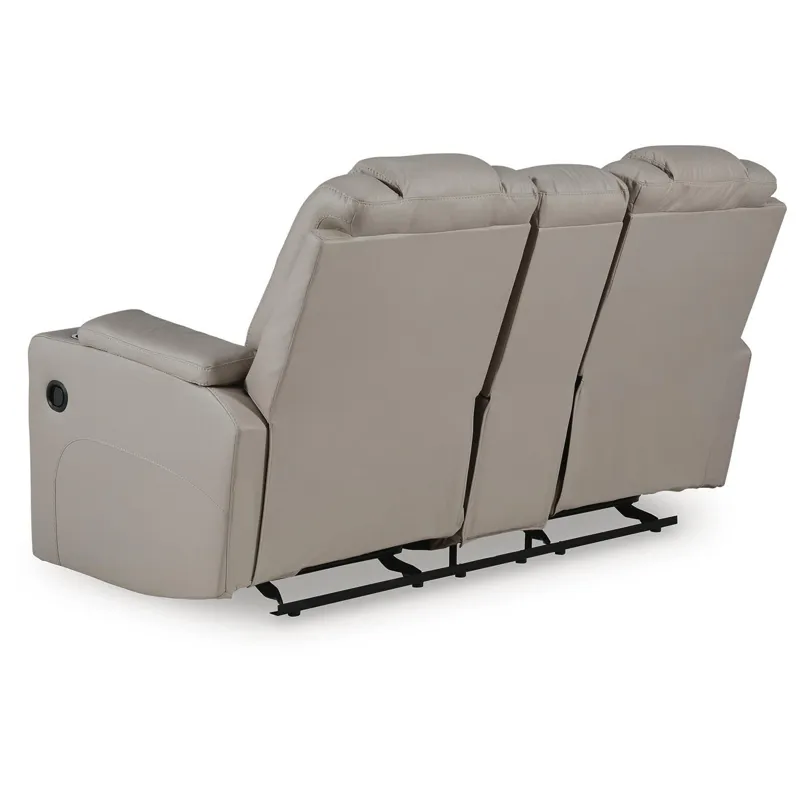 Elevate Edges Glider Reclining Loveseat with Console