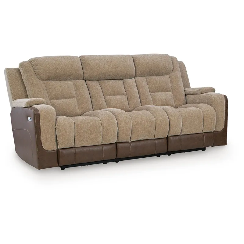 Mixed Motion Power Reclining Sofa