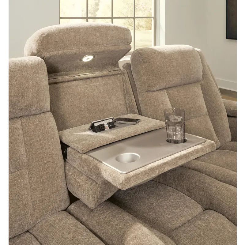 Mixed Motion Power Reclining Sofa