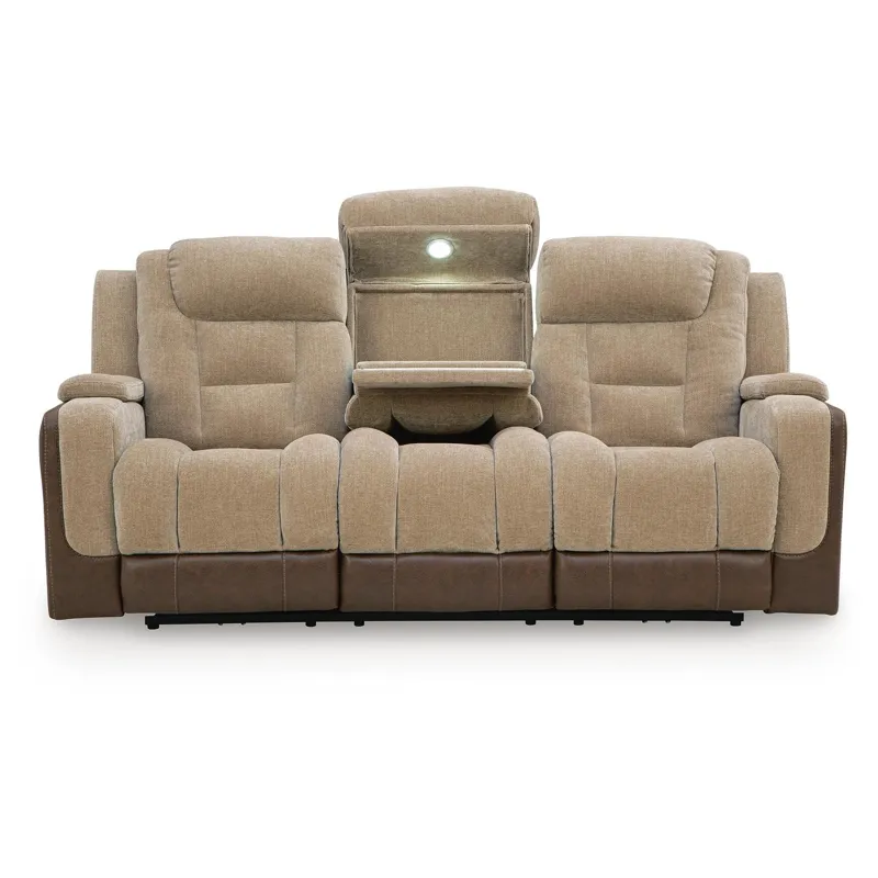 Mixed Motion Power Reclining Sofa