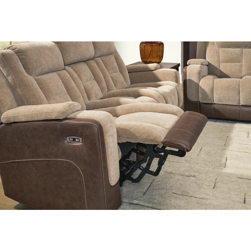Mixed Motion Power Reclining Sofa