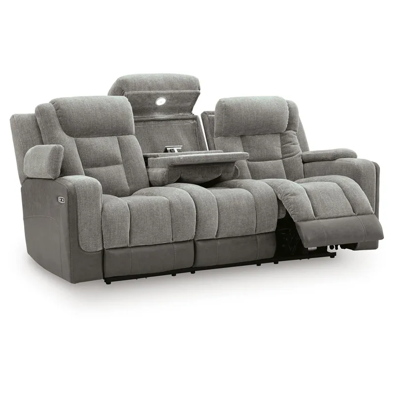 Mixed Motion Power Reclining Sofa