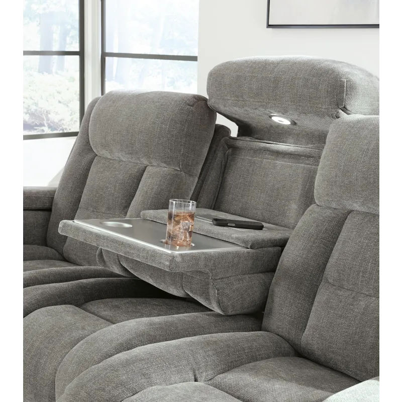 Mixed Motion Power Reclining Sofa