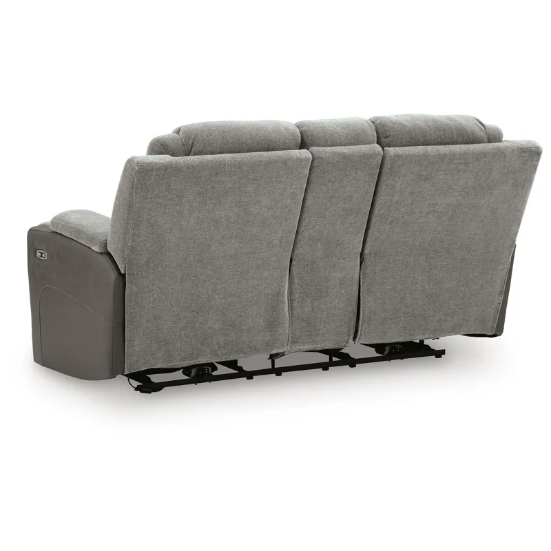 Mixed Motion Power Reclining Loveseat with Console
