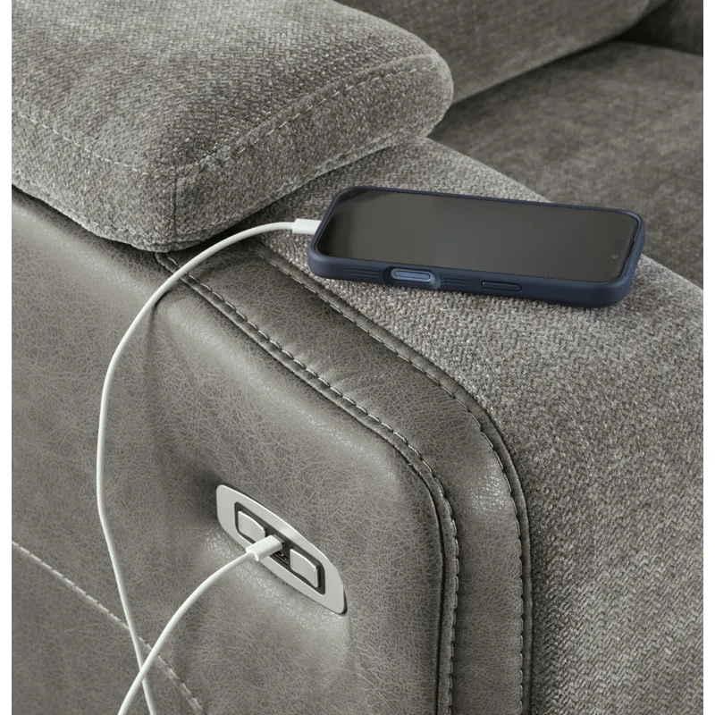 Mixed Motion Power Reclining Sofa