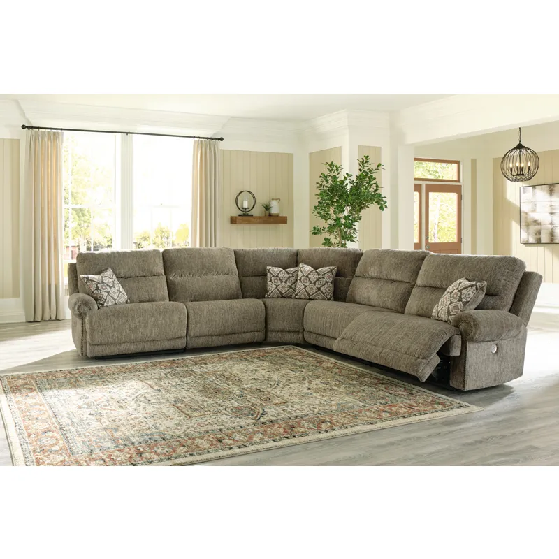 Lubec 5-Piece Power Reclining Sectional