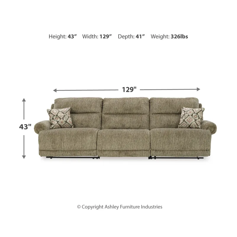 Lubec 3-Piece Reclining Sofa