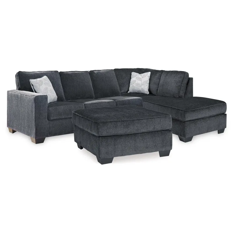Altari 2-Piece Sleeper Sectional and Ottoman