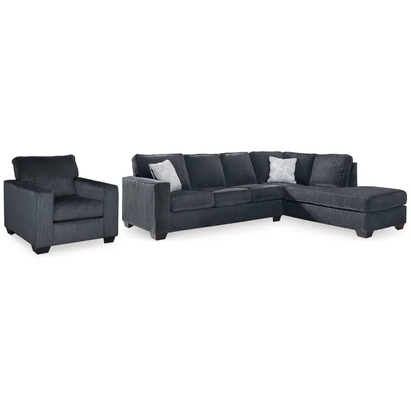 Altari 2-Piece Sectional and Chair