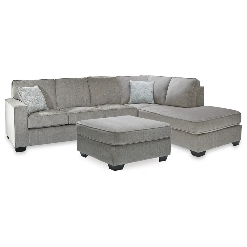 Altari 2-Piece Sleeper Sectional and Ottoman