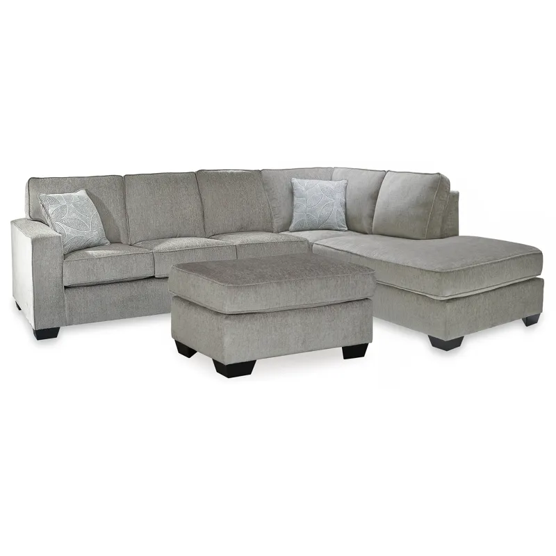 Altari 2-Piece Sleeper Sectional and Ottoman