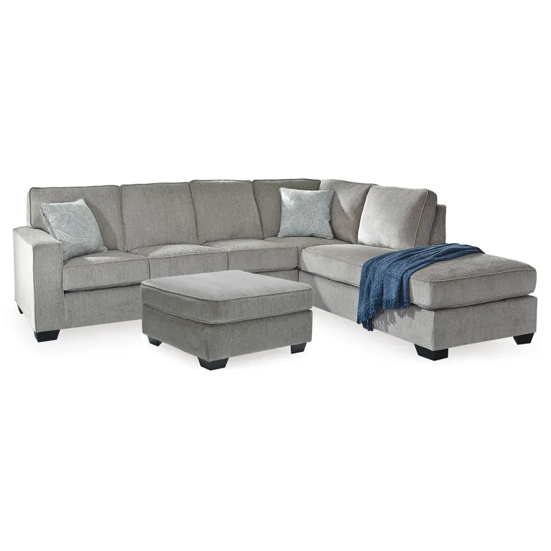 Altari 2-Piece Sectional with Chaise and Oversized Ottoman