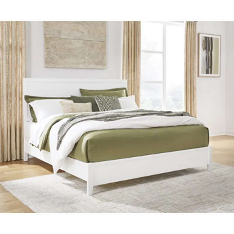 Binterglen King/California King Panel Headboard/Footboard and Slats