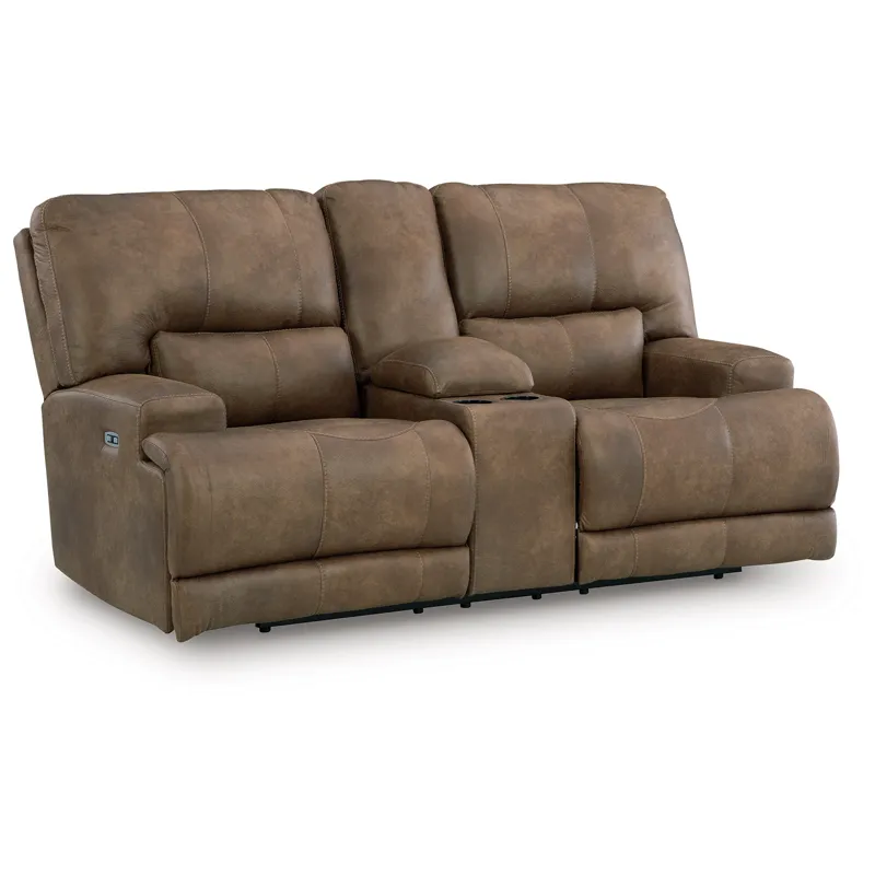 Beckley Place Power Reclining Loveseat with Console