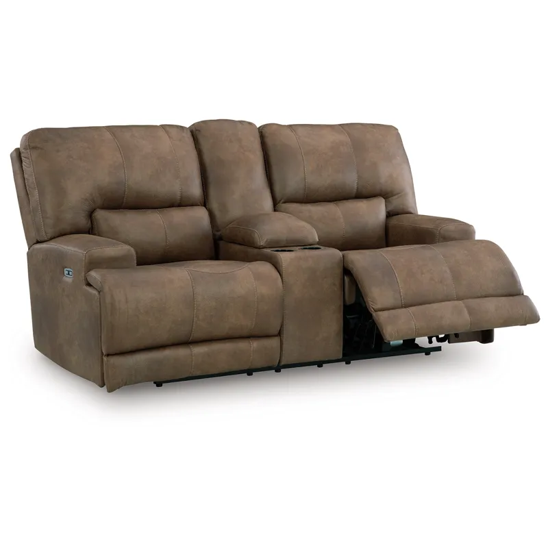 Beckley Place Power Reclining Loveseat with Console