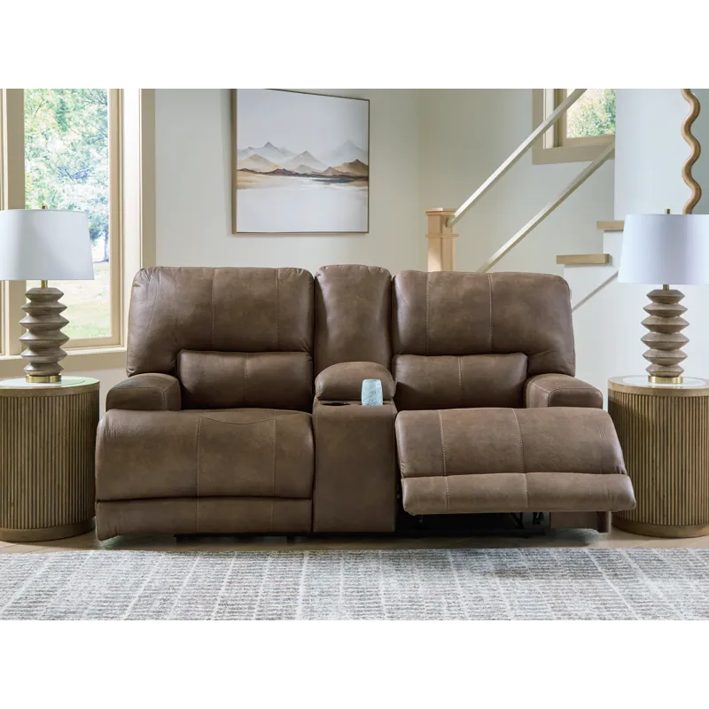 Beckley Place Power Reclining Loveseat with Console