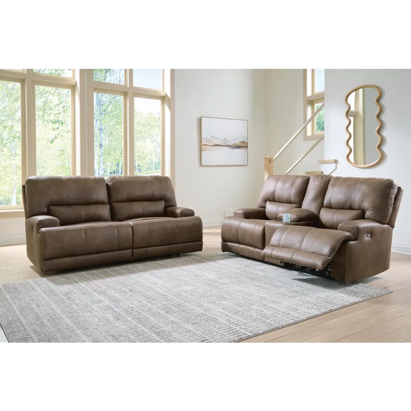Beckley Place Power Reclining Sofa and Loveseat