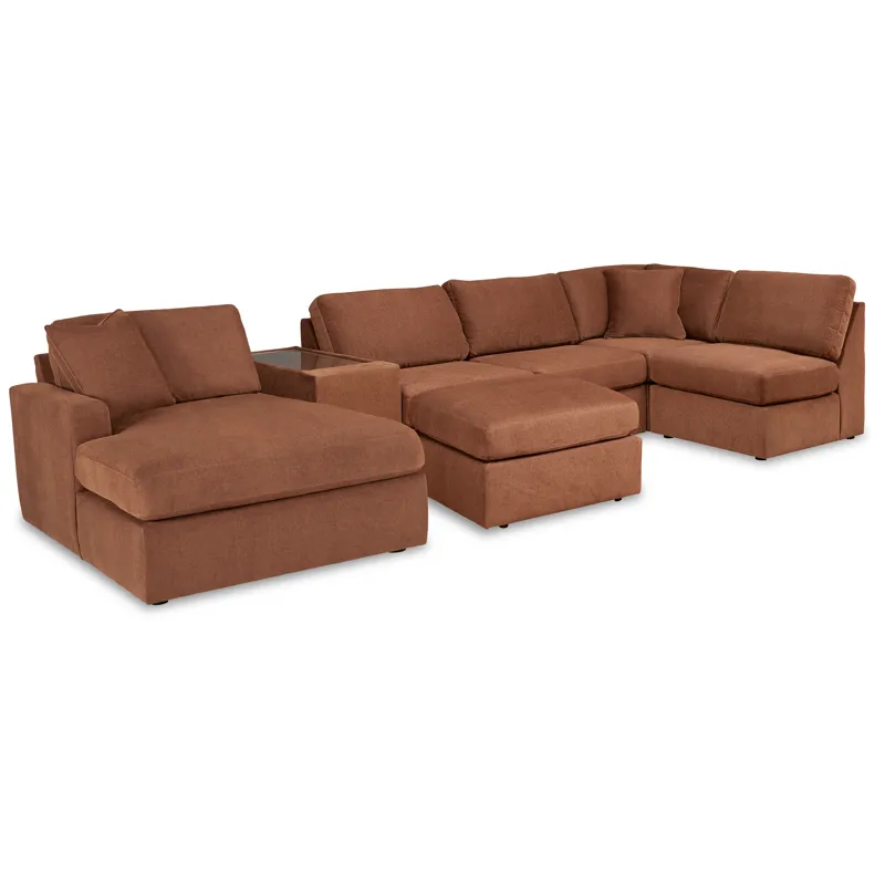 Modmax 6-Piece Sectional with Chaise and Ottoman
