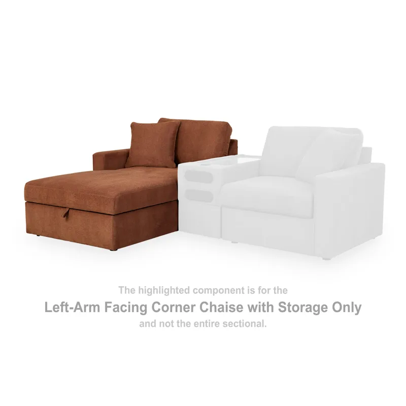 Modmax Left-Arm Facing Corner Chaise with Storage