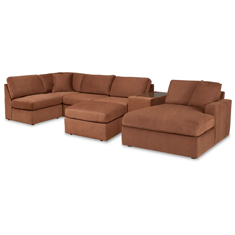 Modmax 6-Piece Sectional with Chaise and Ottoman