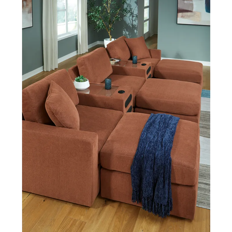 Modmax 5-Piece Sectional and 3 Ottomans