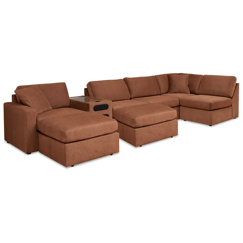 Modmax 6-Piece Sectional and 2 Ottomans