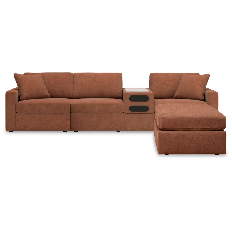 Modmax 4-Piece Sectional and Ottoman