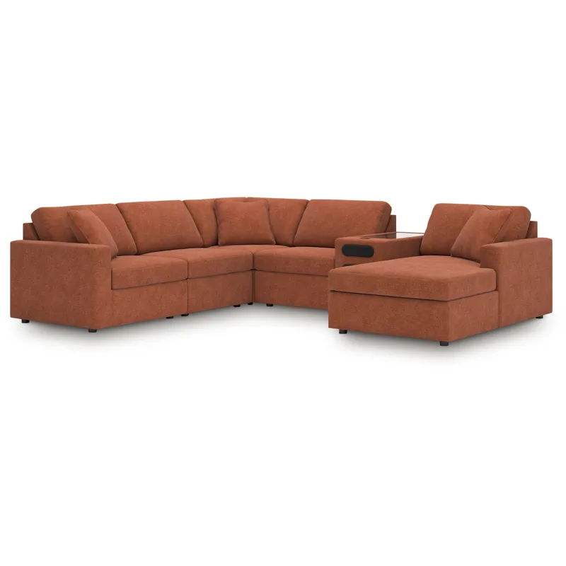 Modmax 6-Piece Sectional with Audio System and Chaise