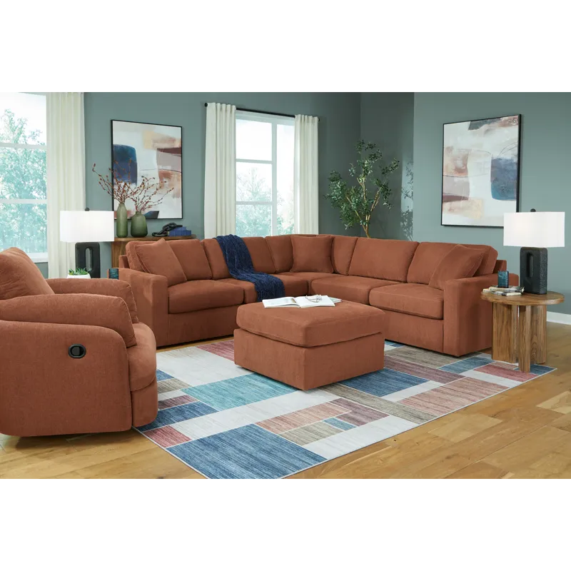 Modmax 5-Piece Sectional and Swivel Glider Recliner