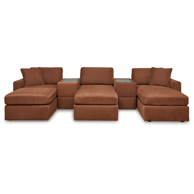 Modmax 5-Piece Sectional and 3 Ottomans