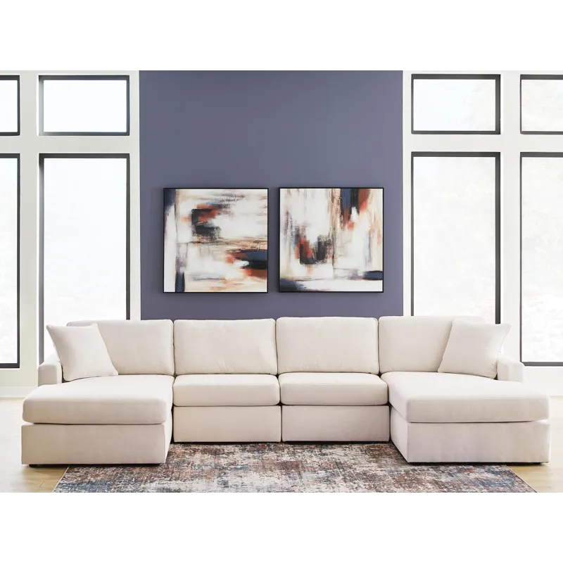 Modmax 4-Piece Double Storage Chaise Sectional