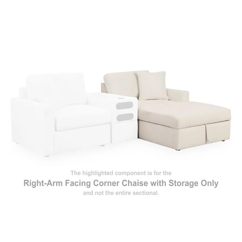 Modmax Right-Arm Facing Corner Chaise with Storage