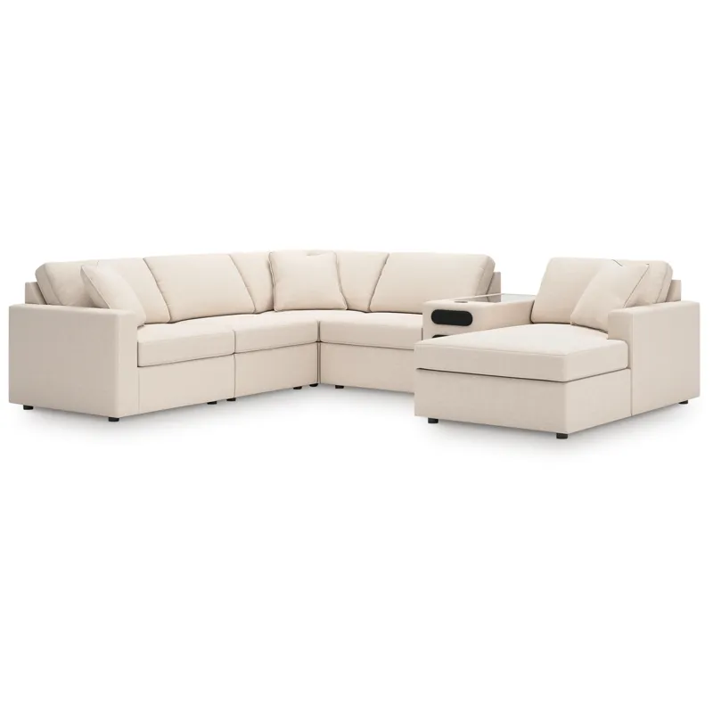 Modmax 6-Piece Sectional with Audio System and Chaise