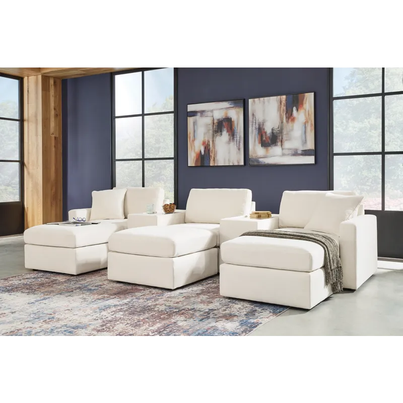 Modmax 5-Piece Sectional and 3 Ottomans