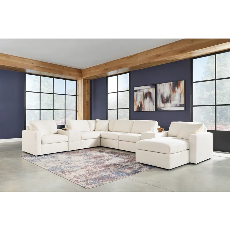 Modmax 8-Piece Sectional and Ottoman