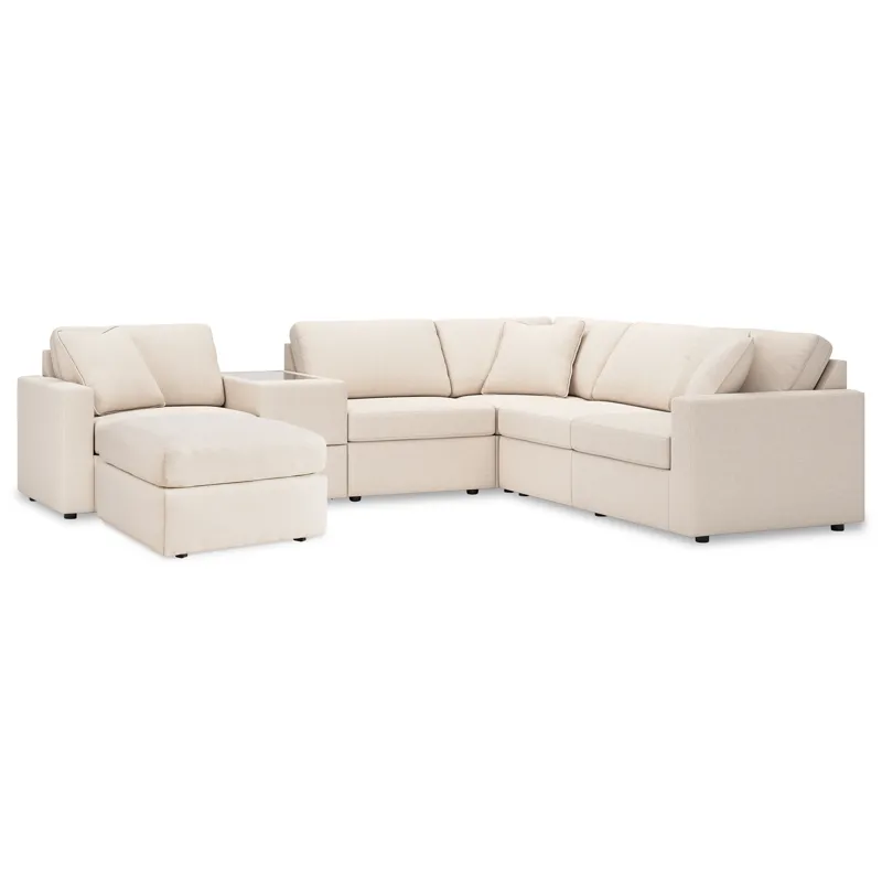 Modmax 6-Piece Sectional and Ottoman