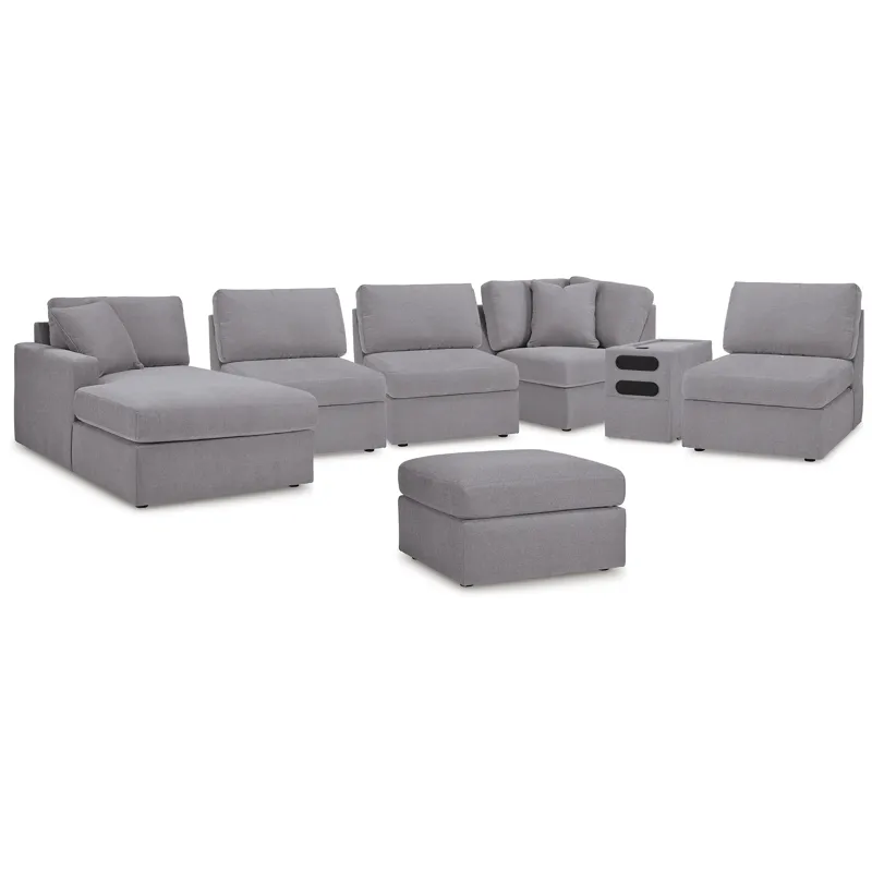 Modmax 6-Piece Sectional with Chaise and Ottoman