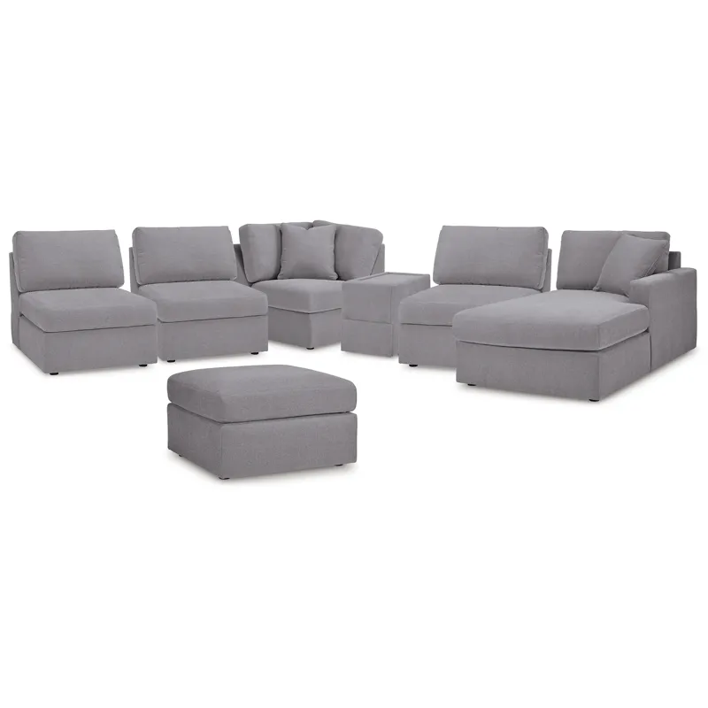 Modmax 6-Piece Sectional with Chaise and Ottoman