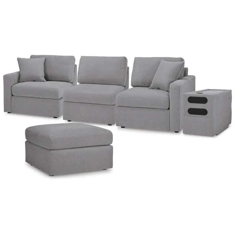 Modmax 4-Piece Sectional and Ottoman