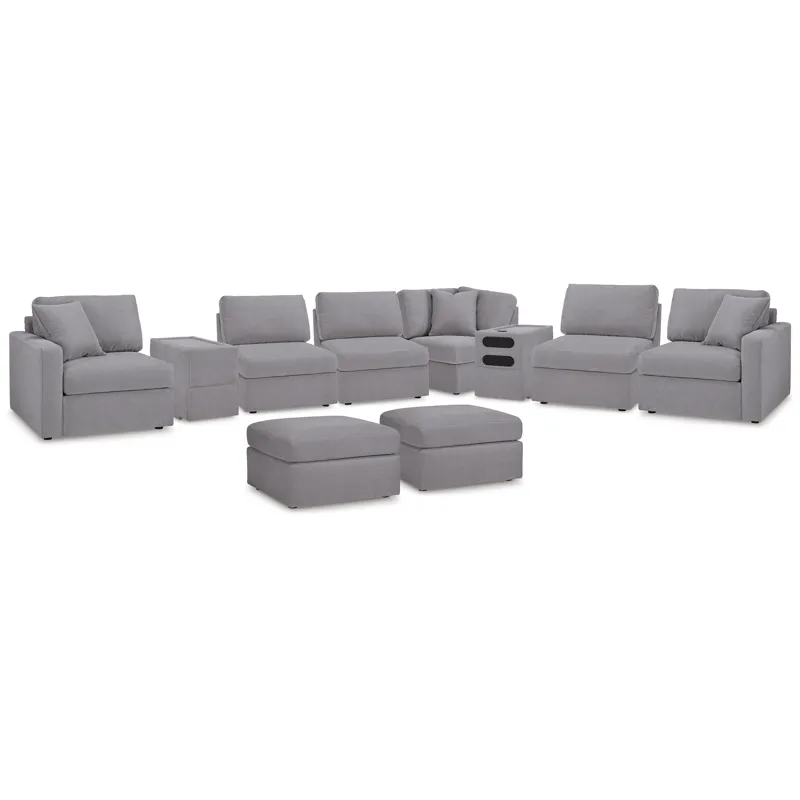 Modmax 8-Piece Sectional and 2 Ottomans