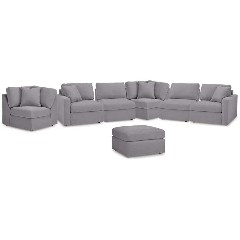 Modmax 6-Piece Sectional and Ottoman